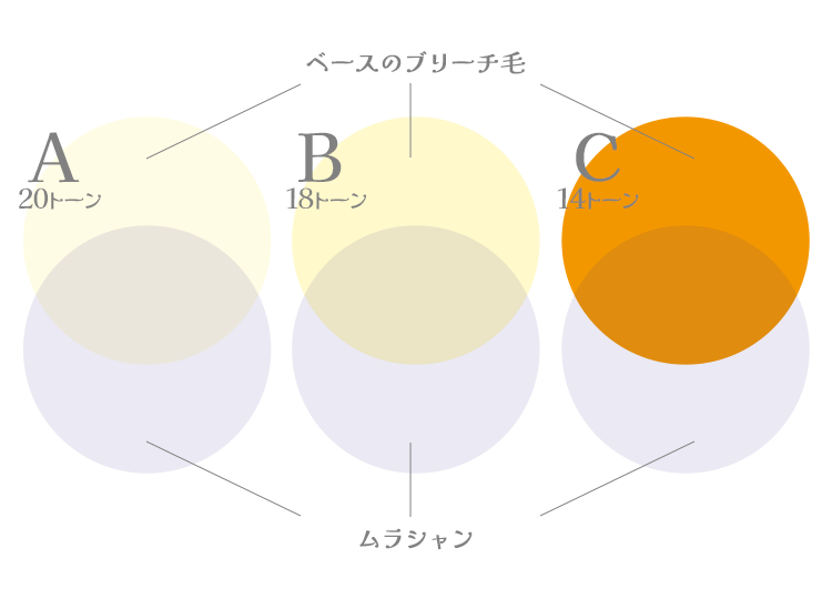 黒髪にエンシェールズカラーバターを使用した場合