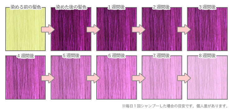 Ancels】《ショッキングパープル》使用例｜AncelsColorButter-エンシェールズカラーバター-